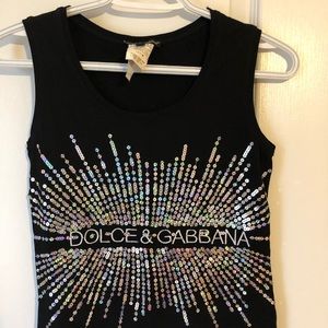 D&G crop top